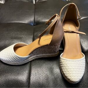 Faith Ivory Espadrille Wedge